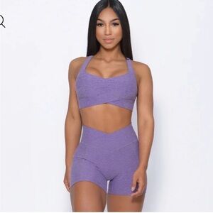 Bombshell Tiny Waist shorts purple